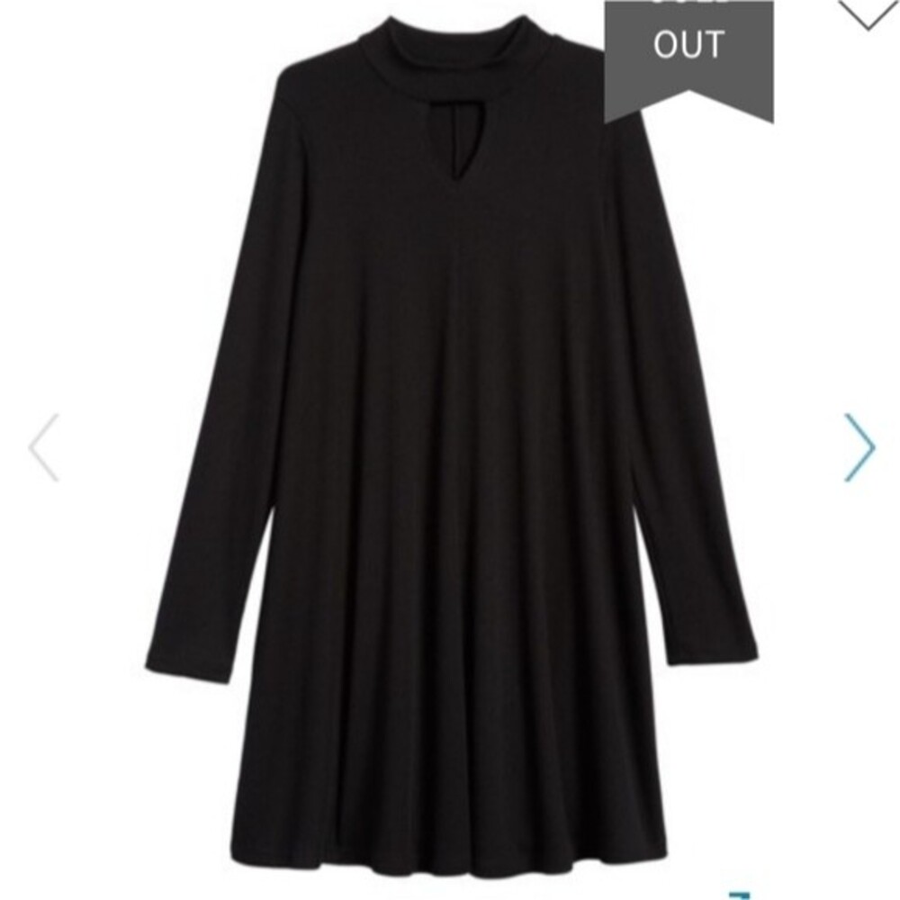 SAPRANO • Witchy Mock Neck Knit Dress